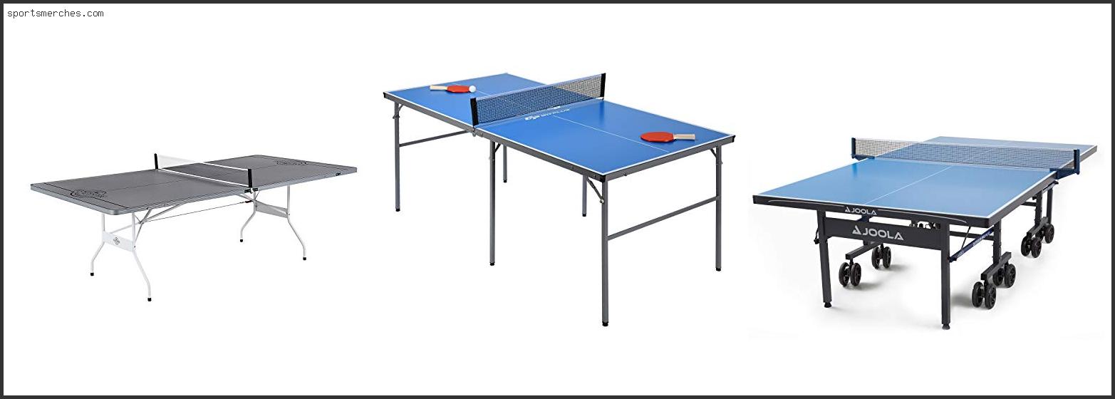 Best Indoor Outdoor Table Tennis Table