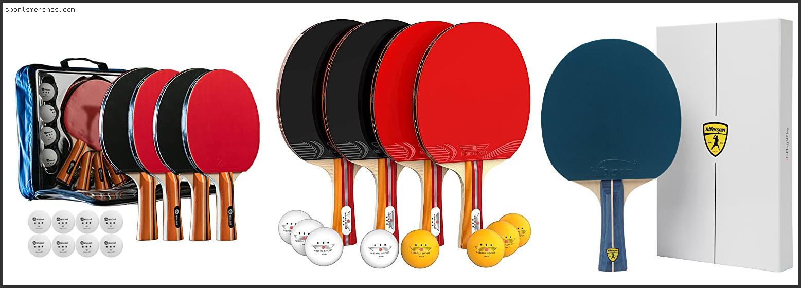Best Table Tennis Paddle Under 100