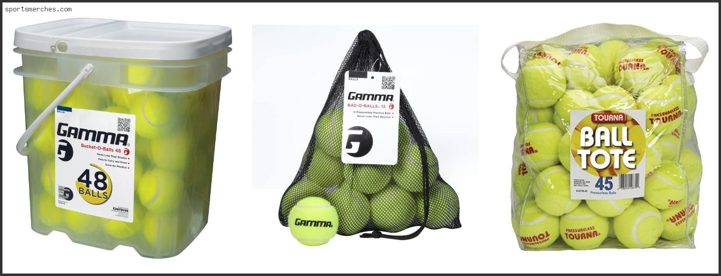 Best Pressureless Tennis Balls For Ball Machine