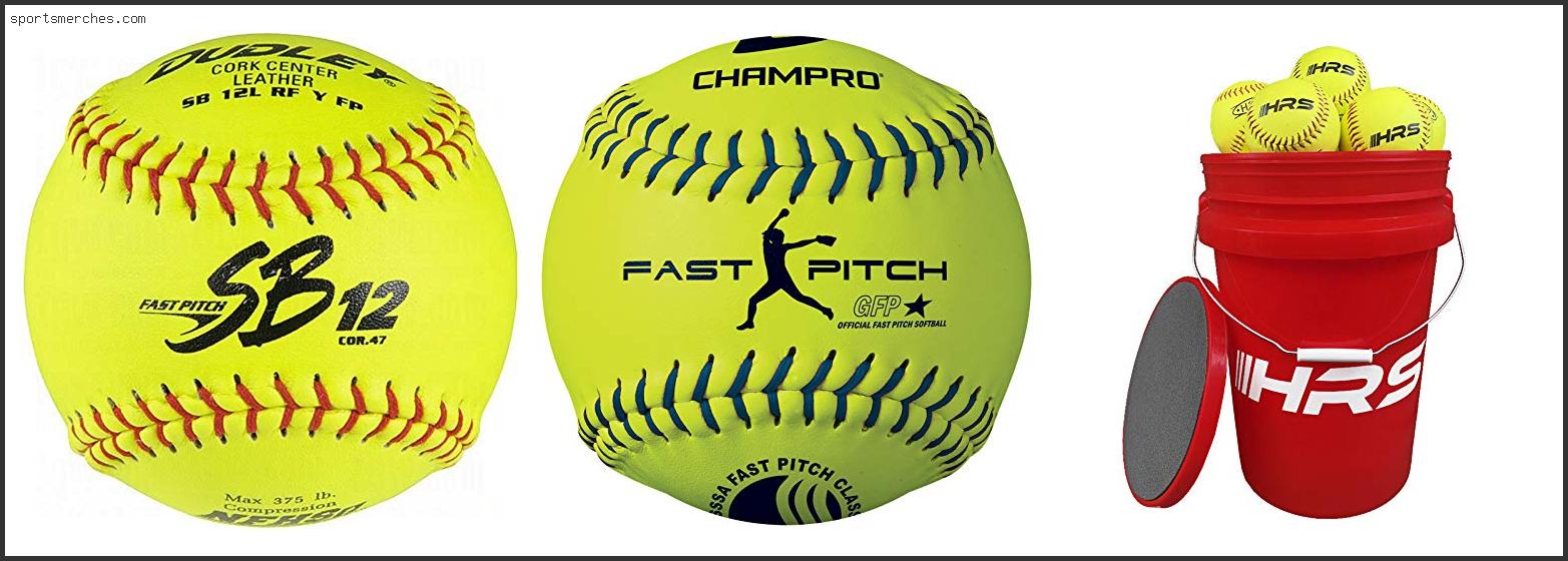 Best Fastpitch Softball Balls