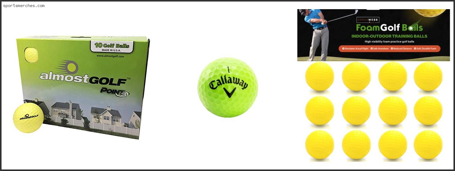 Best Soft Practice Golf Balls