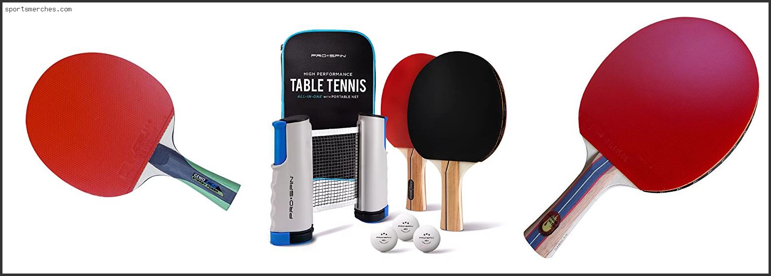 Best Pre Assembled Table Tennis Racket