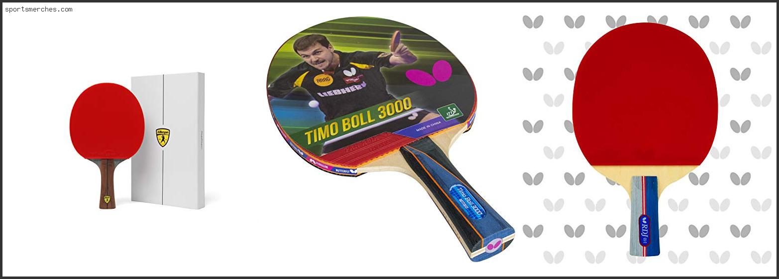 Best Table Tennis Racket For Spin And Speed
