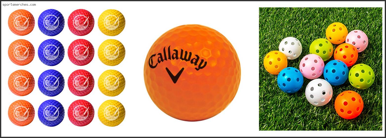 Best Indoor Golf Balls