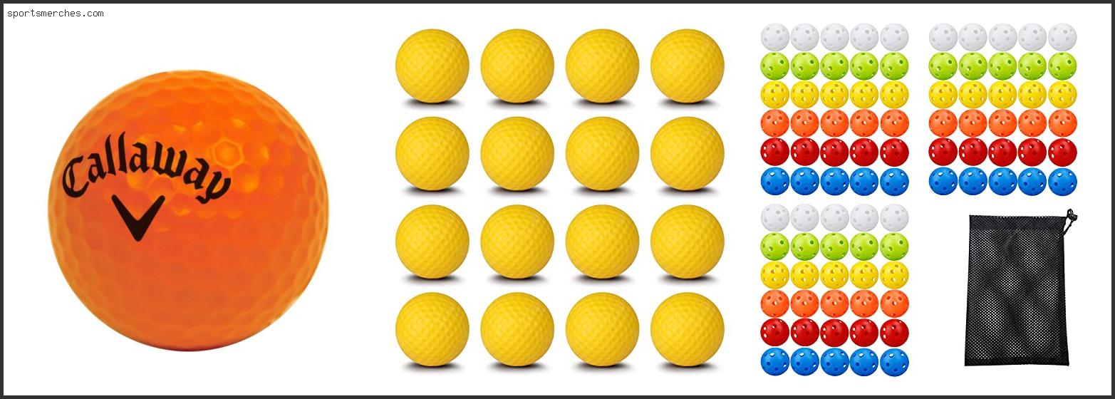 Best Golf Balls For Practice