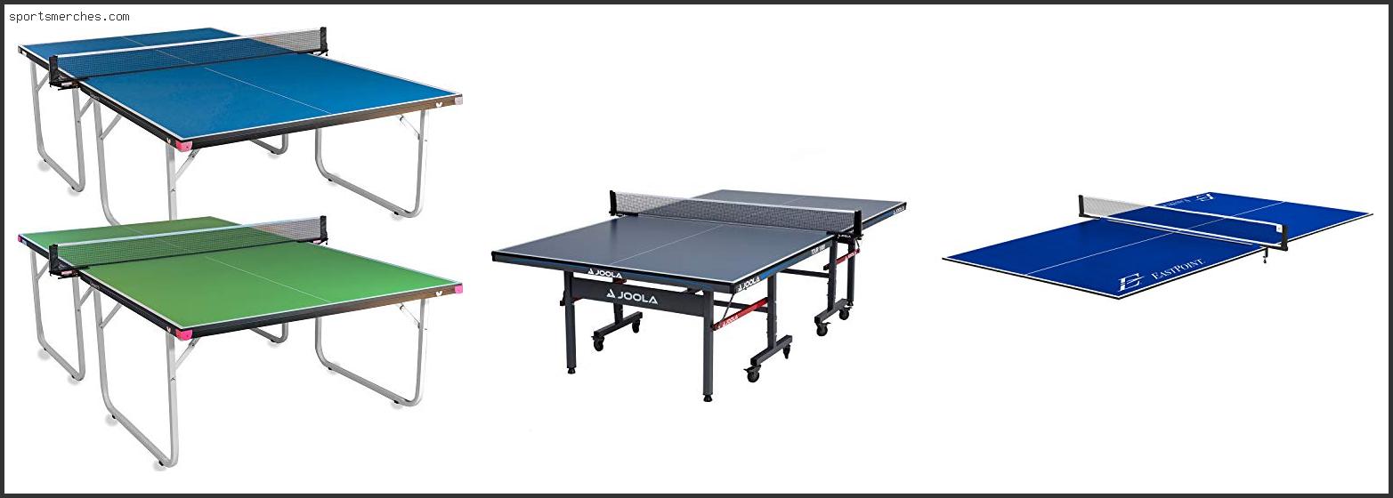Best Foldable Table Tennis Table