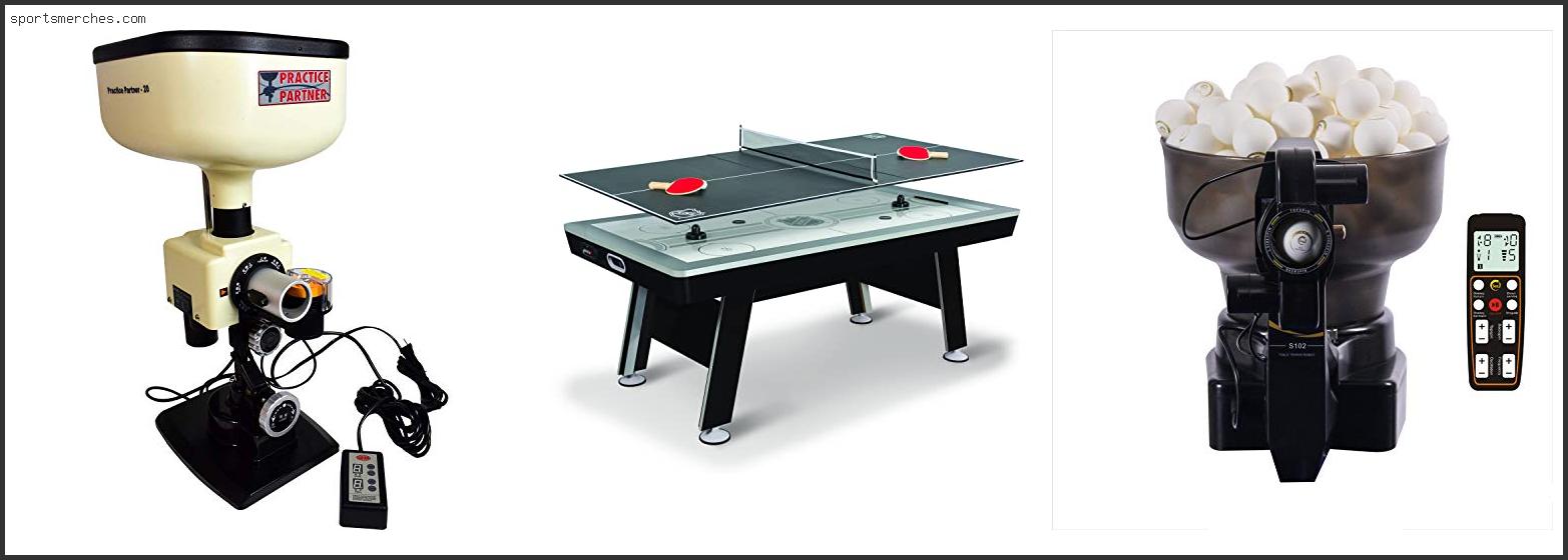 Best Table Tennis Machine