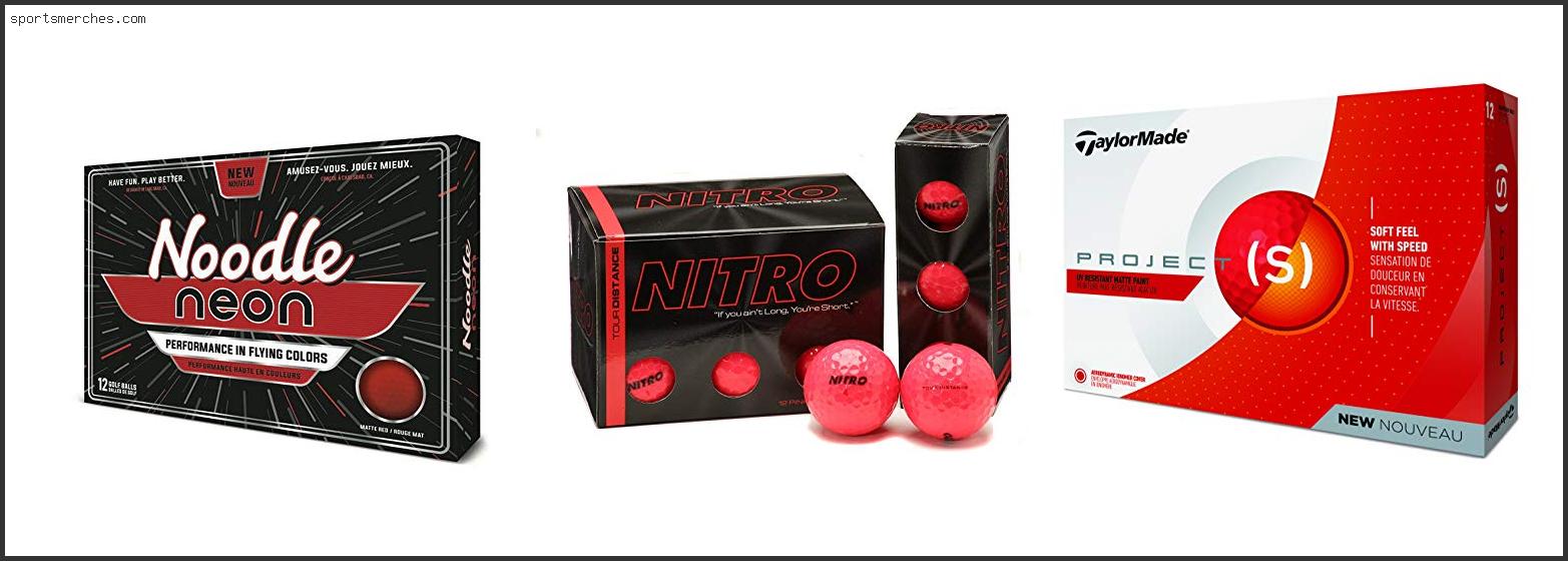 Best Red Golf Balls