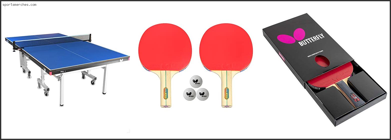 Best Butterfly Table Tennis Paddle