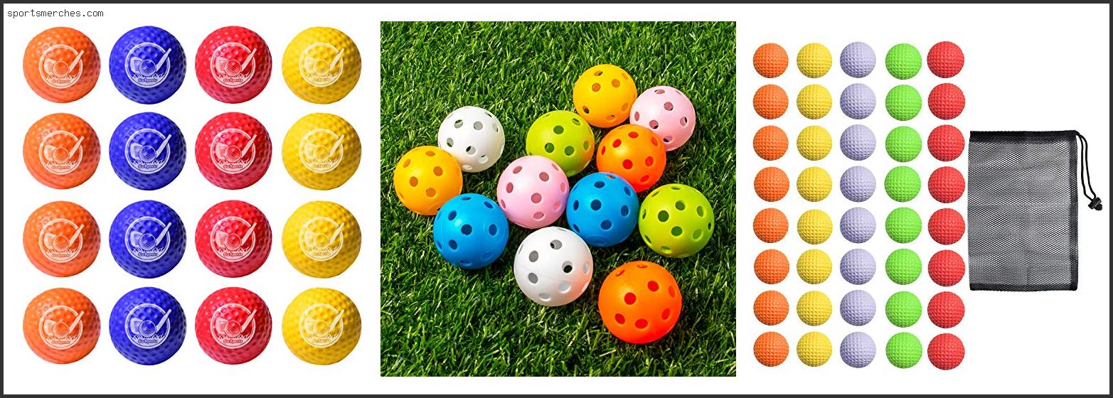 Best Plastic Practice Golf Balls