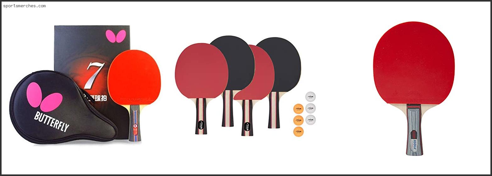 Best Table Tennis Paddle For Intermediate Player