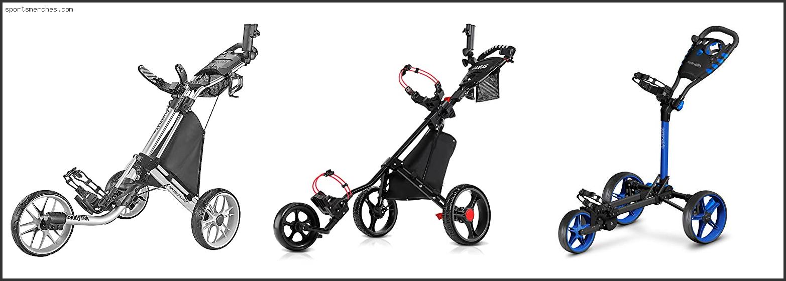 Best 3 Wheel Golf Push Cart