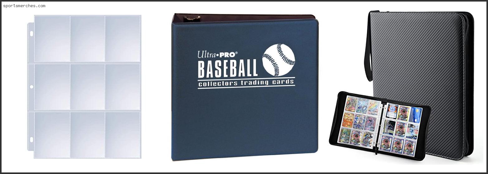 Best Baseball Card Binders