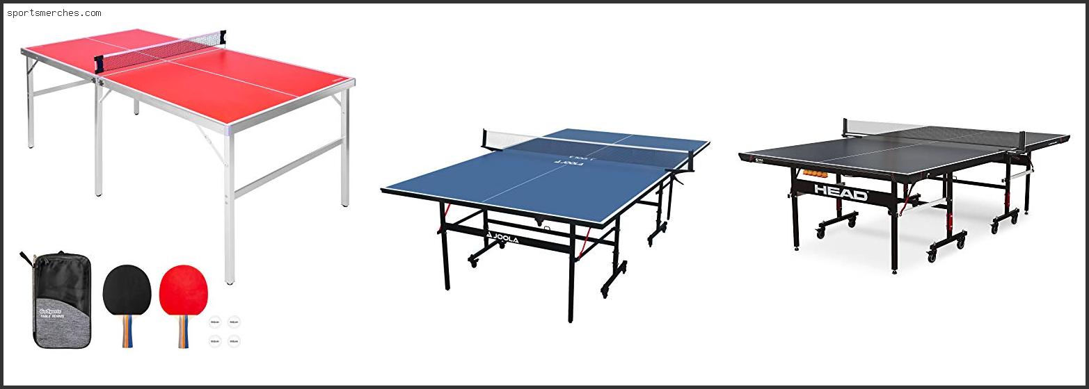 Best Indoor Table Tennis Table