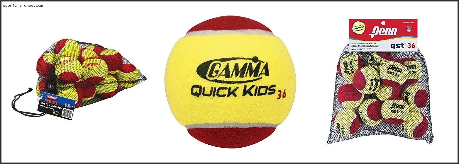 Best Tennis Balls For Kids